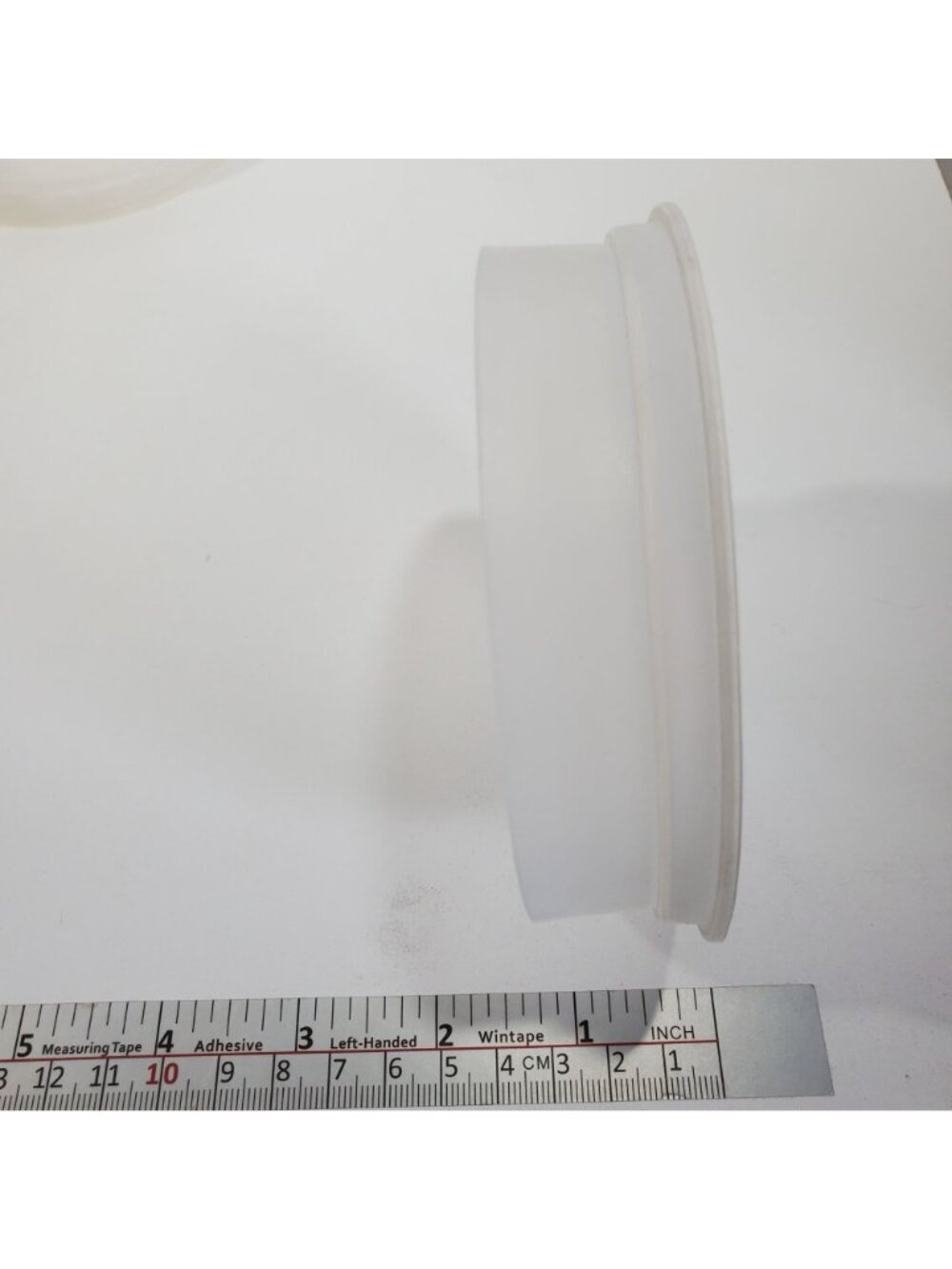 Tupperware 4" Hamburger Keepers 9 Lot Sheer And 1 White Ring Clear 882 NO PRESS - Picture 8 of 10